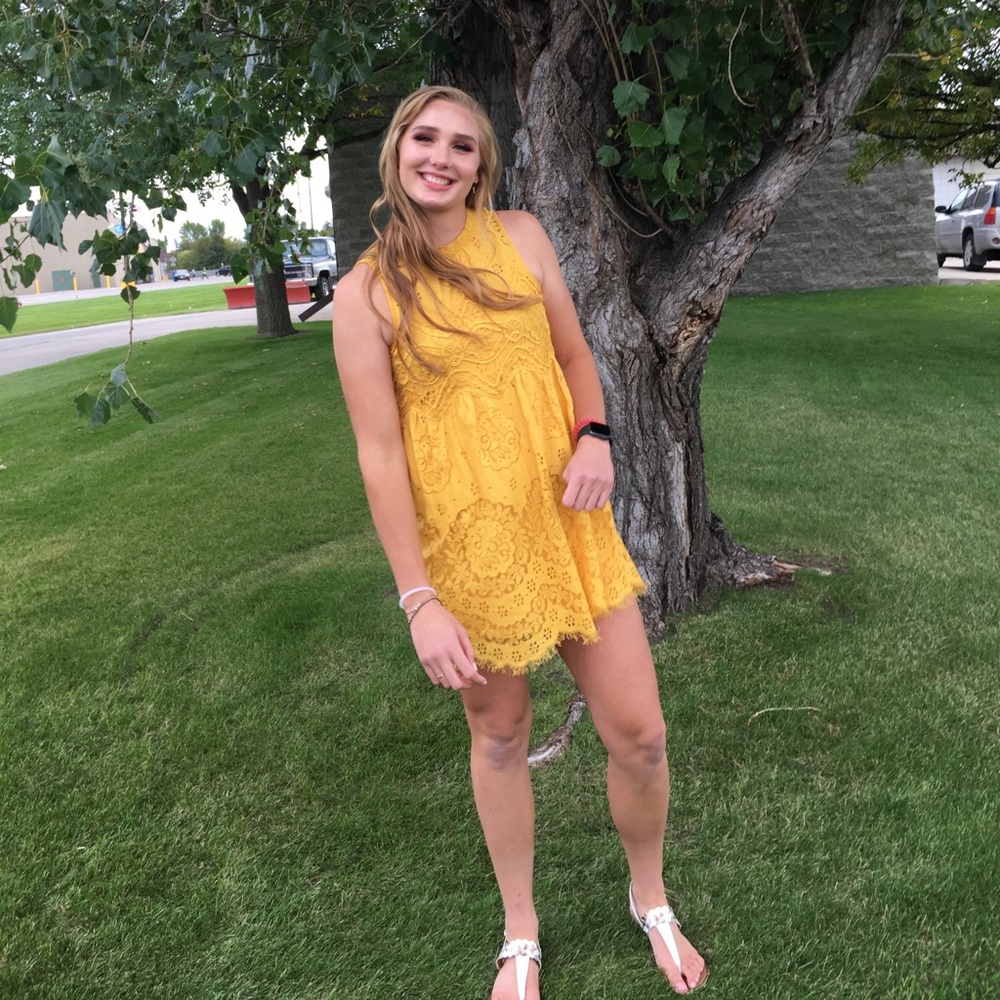 Yellow dress